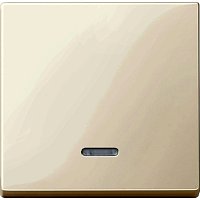 Лицевая панель Schneider Electric Merten System M для 1-кл. выключателя с подсветкой бежевый